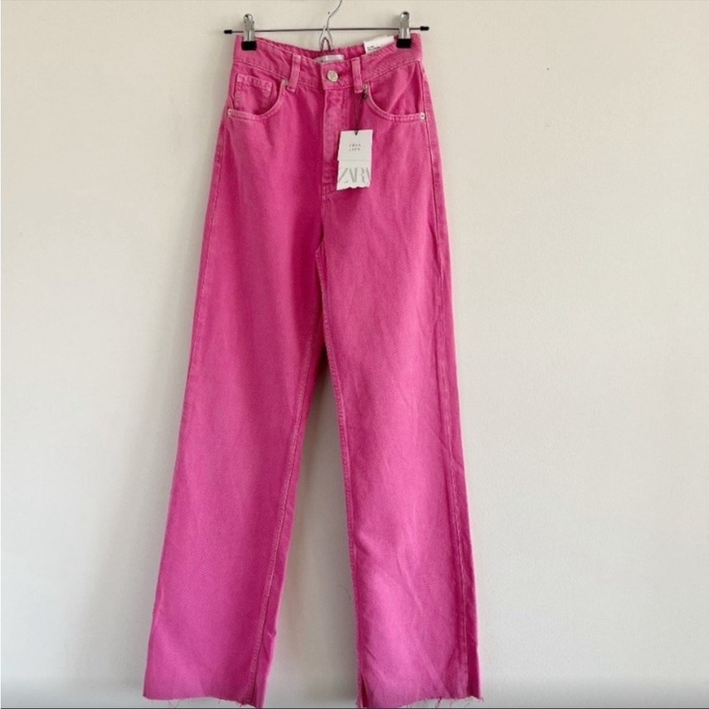 zara size 2 wide leg jeans